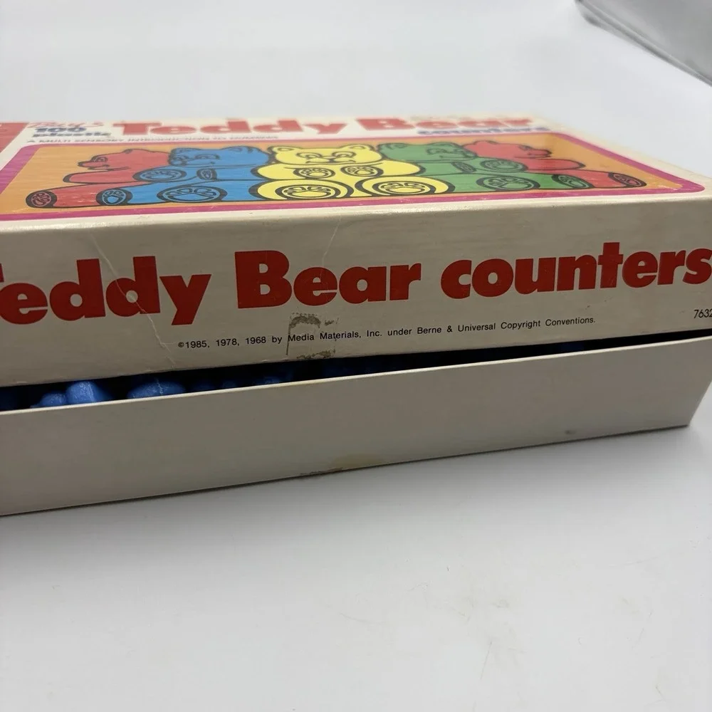 Teddy Bear Counters - Multi-Sensory Intro to Numbers 74‎ Blue Bears  1985
